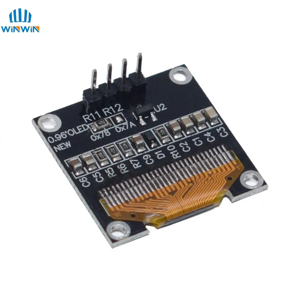 0.96 inch OLED IIC Serial 128X64 Display Module SSD1315 LCD Screen Board for Arduino display module lcd display module oled display module oled development board