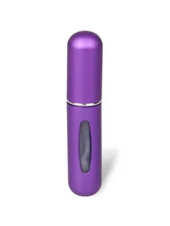 Portable 5ml Aluminum Perfume Atomizer Bottle (PURPLE)