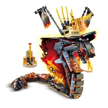 

70674 Fire Fang Spinjitzu Building Blocks Kit Bricks Classic Movie Model Kids Toys For Children gift