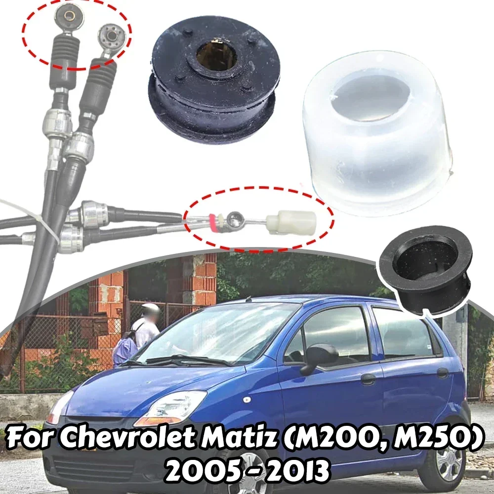 Car Manual Gearbox Shift Cable Linkage Control Bush Shifter Lever Connect Rod Bushing Chevrolet Matiz M200 M250 2005-2013
