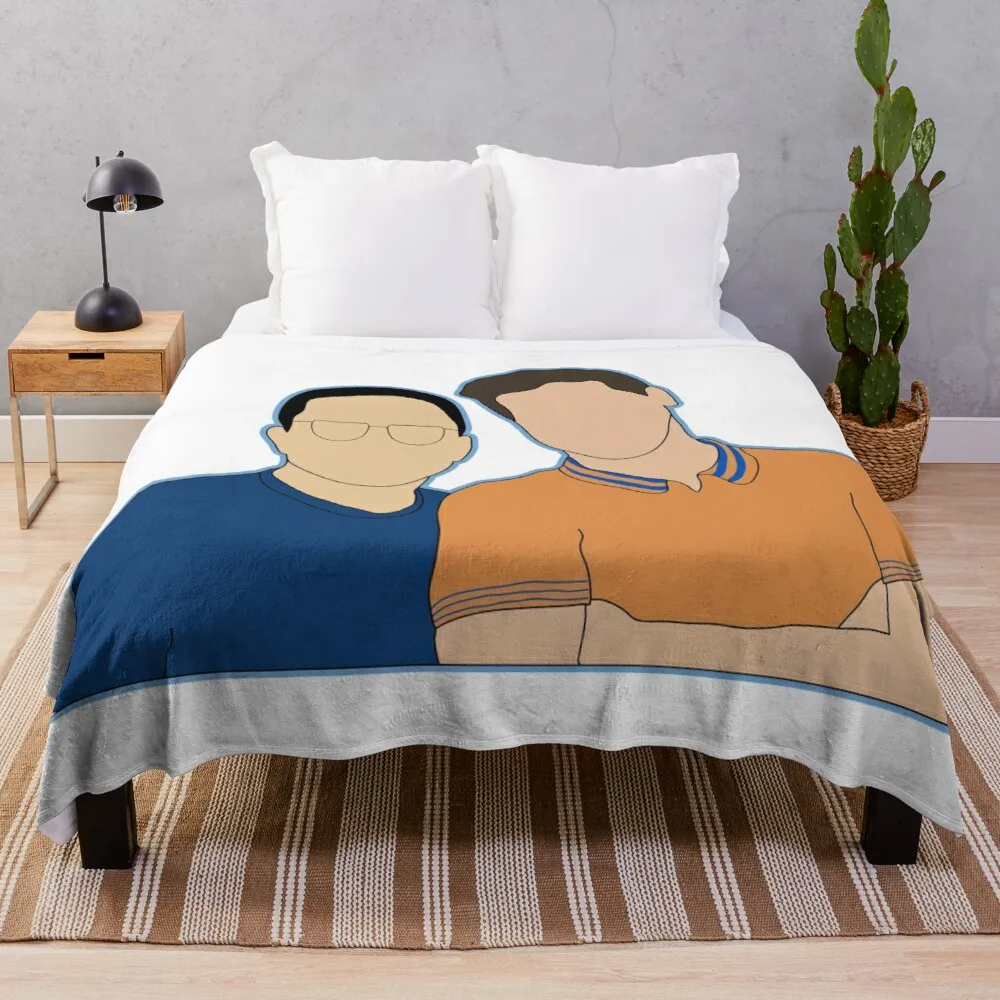 

Las Culturistas Matt Rogers & Bowen Yang Throw Blanket Multi-Purpose
