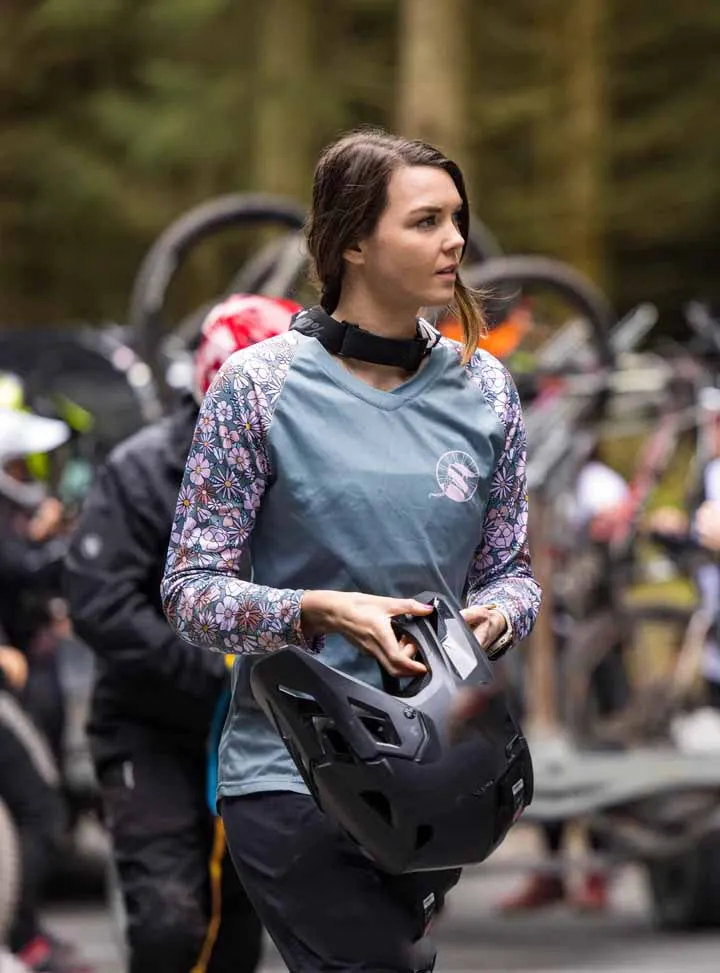 Women sportwear bicycle cycling jersey downhill jersey motocross jersey mtb enduro cycling clothing pro jersey