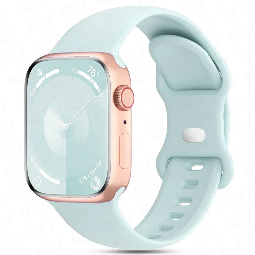 Silicone Watchbands for Apple Watch - Versatile Colors and Durable Design