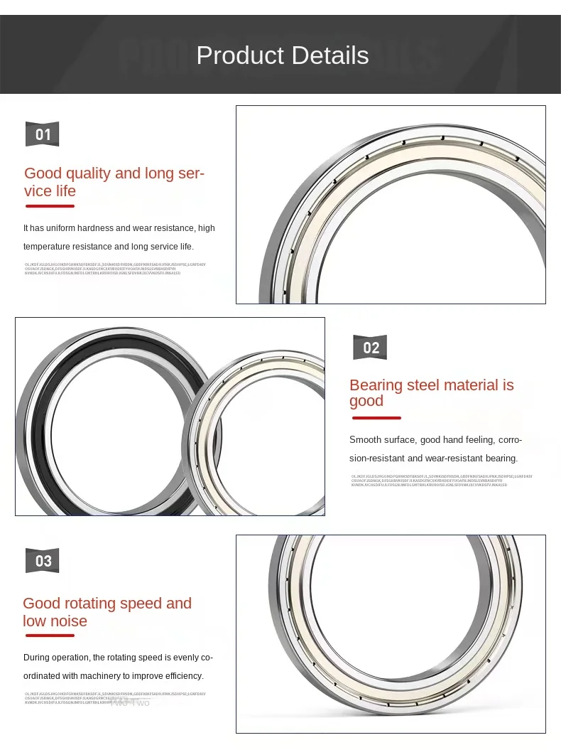 63805zz z rs 2rs ampliou rolamentos de