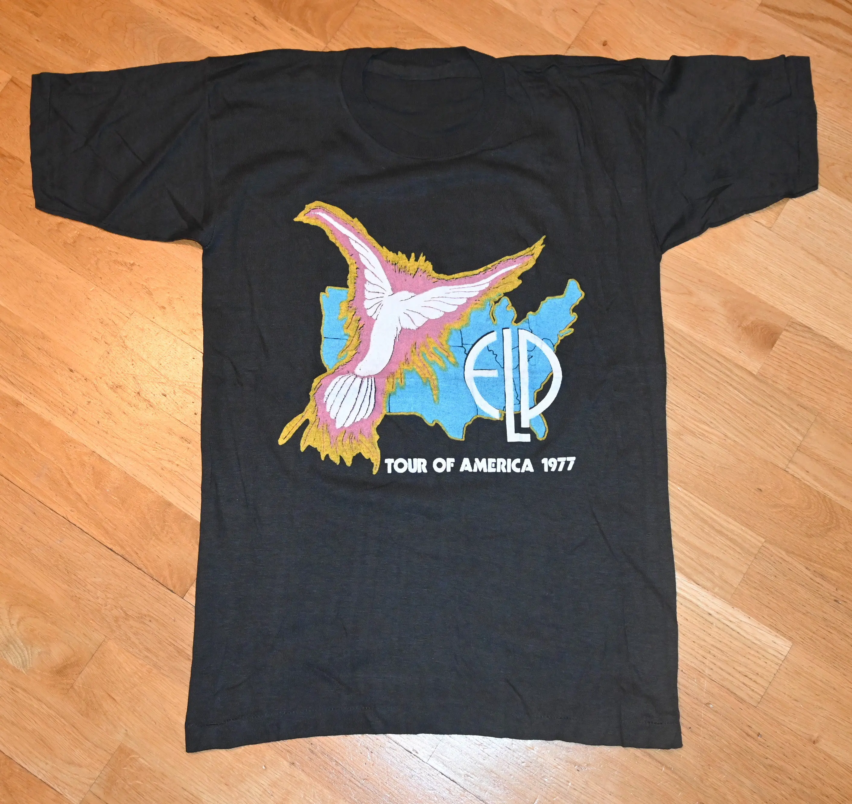 1977 Emerson Lake E Palms Vintage Rare 1970'S Usa Tour