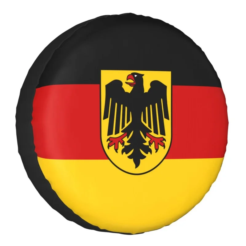 

Germany Flag Spare Wheel Tire Cover Case Bag Pouch for Jeep Hummer German Patriotic Vehicle Accessories 14" 15" 16" 17"