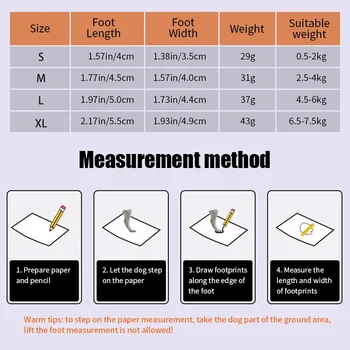 Non-Slip Dog Boots (4pc) 6