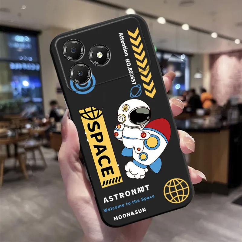 Cute Cartoon Pattern TPU Soft Silicone Back Phone Case