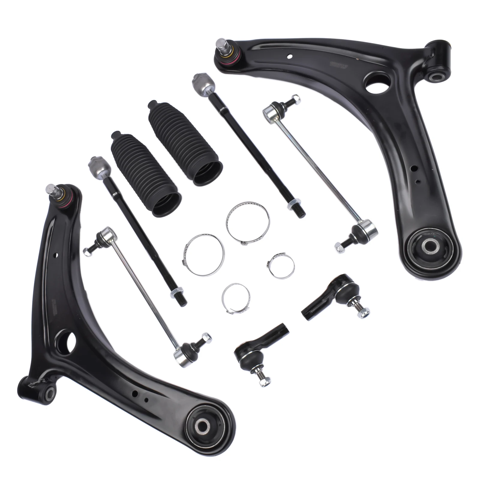 AP01 Front Lower Control Arms Sway Bars Tie Rods for Mitsubishi Lancer Outlander