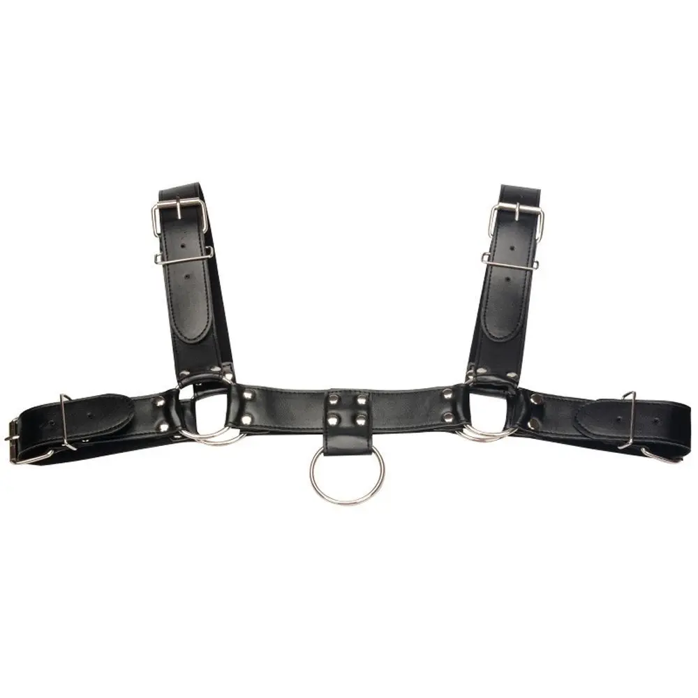 

Fashion Gothic For Women Straps Pu Leather Adjustable Rivets Vest Cloth Accessory Waist Belt Leather Buckle Vest
