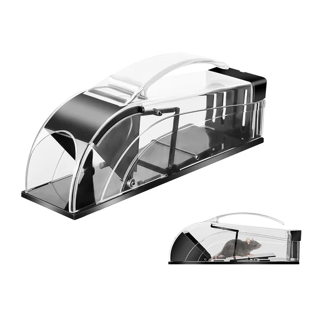 Nincs Kill Rats Cage Új, Újrahasznosítható Egércsapdák Egér Egércsapda Otthoni Kerti Egerek Számára