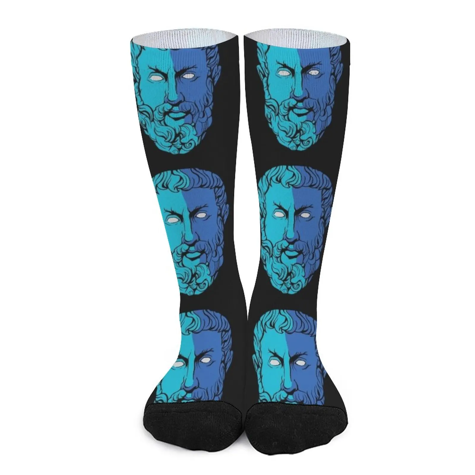 Heraclitus philosopher, philosophy Socks Sock Women Women's socks high philosopher kings 1 cd