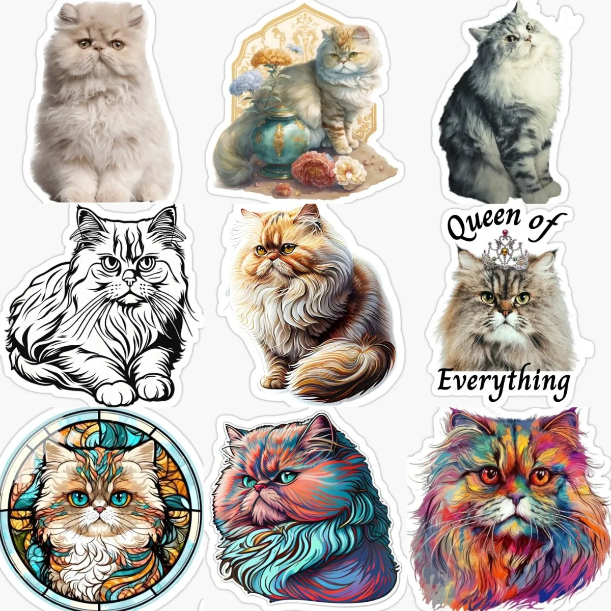 Cincillà Garfield Cat Creative Pets Cute Sticker Vinile Wall Room Truck Window Car Bicycle Van Moto Door Decoration Decalcomania In Pvc