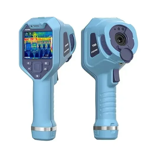 FOTRIC TK6 적외선 열화상 카메라 384x288 고해상도 열영상 Thermal Imager 비디오 녹화 온도 측정 서모그래피 Thermography PCB 기판 수리 불량 검사 흰개미 방제 탐지 누수 