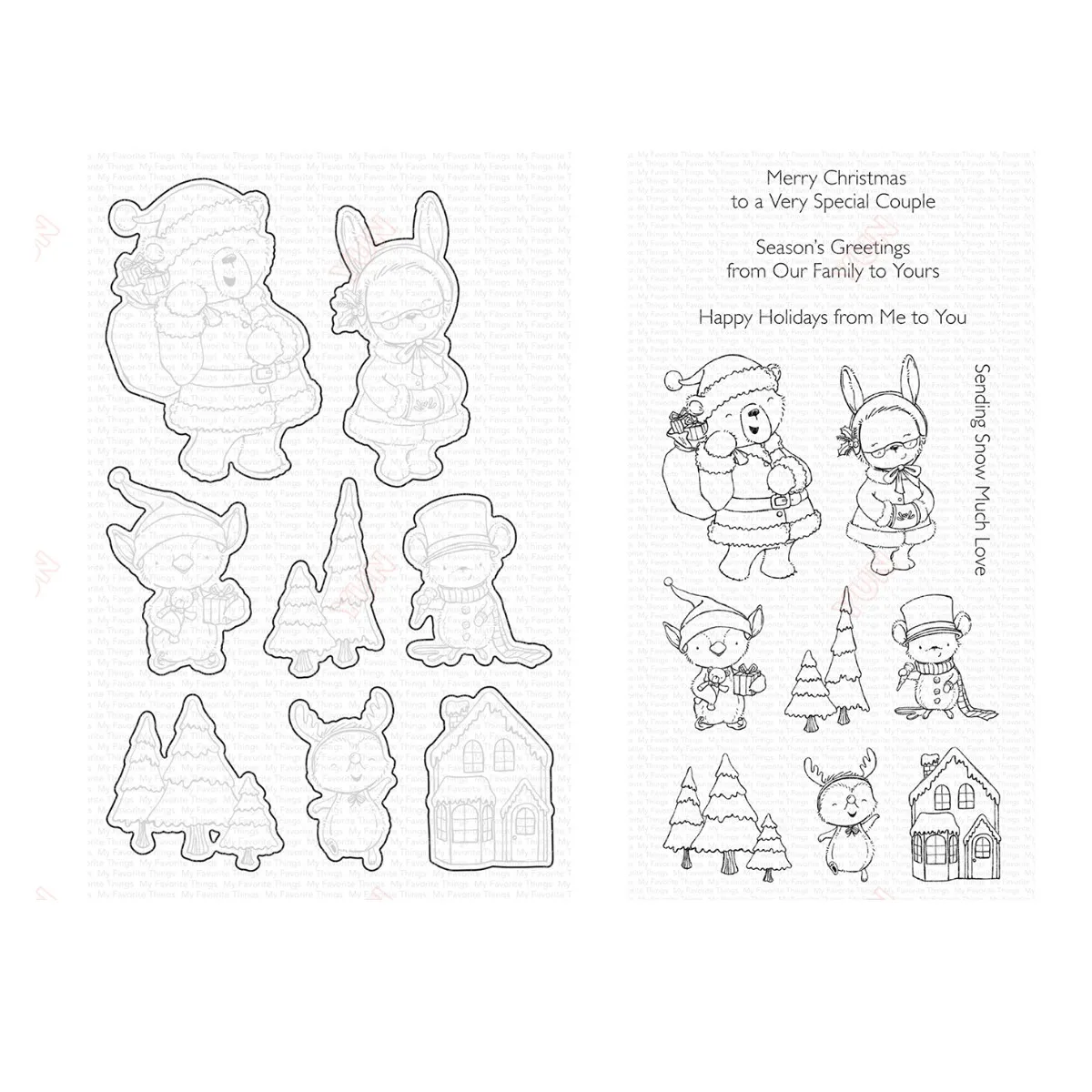

Christmas Characters Metal Cutting Dies Stamps DIY Handmade Embossing Stencil Making Scrapbook Diary Greeting Card Decoration