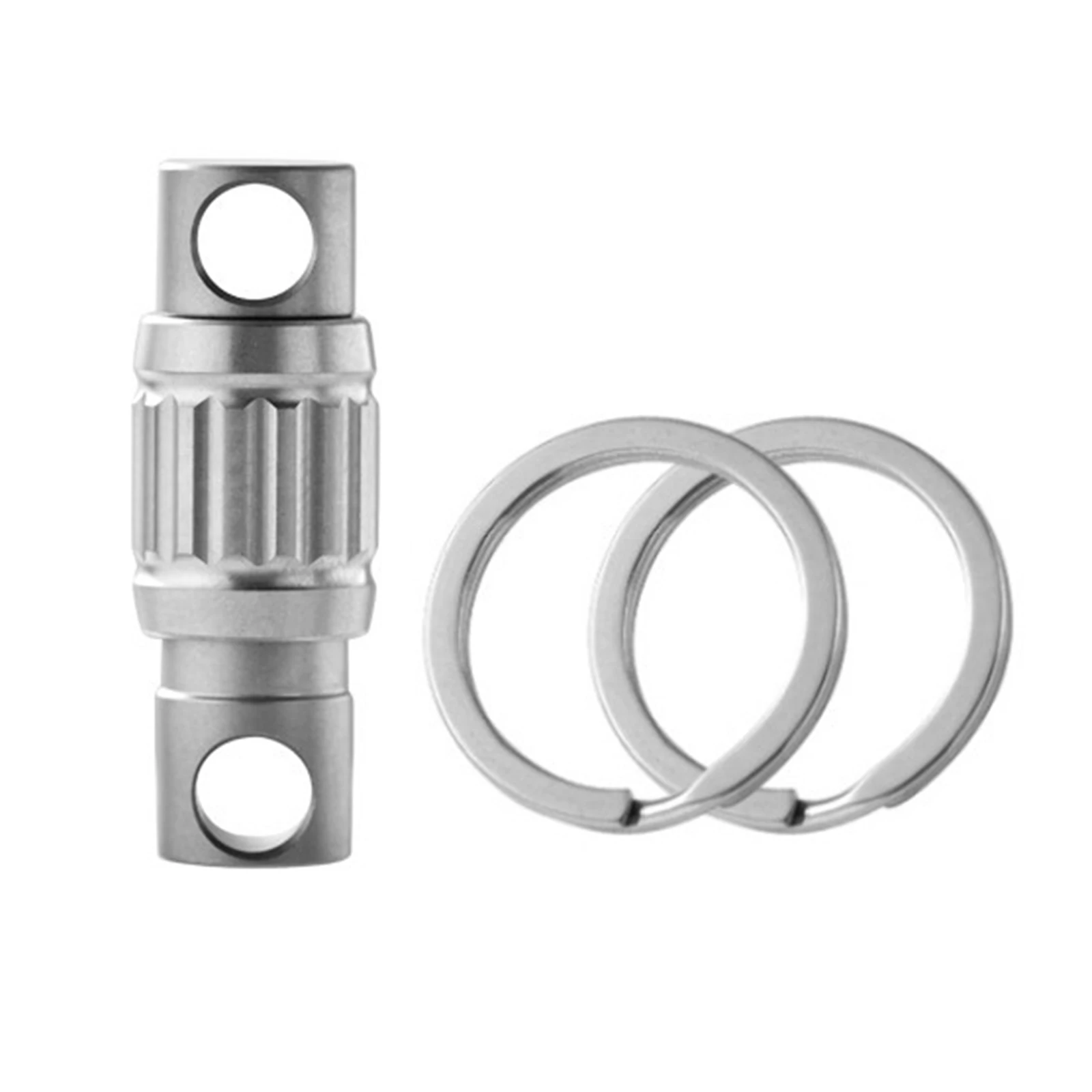 

Titanium Alloy Keychain Detachable Car Key Holder 360° Swivel Quick Release Tool Detachable Key Clip Stainless Steel Anti-Lost