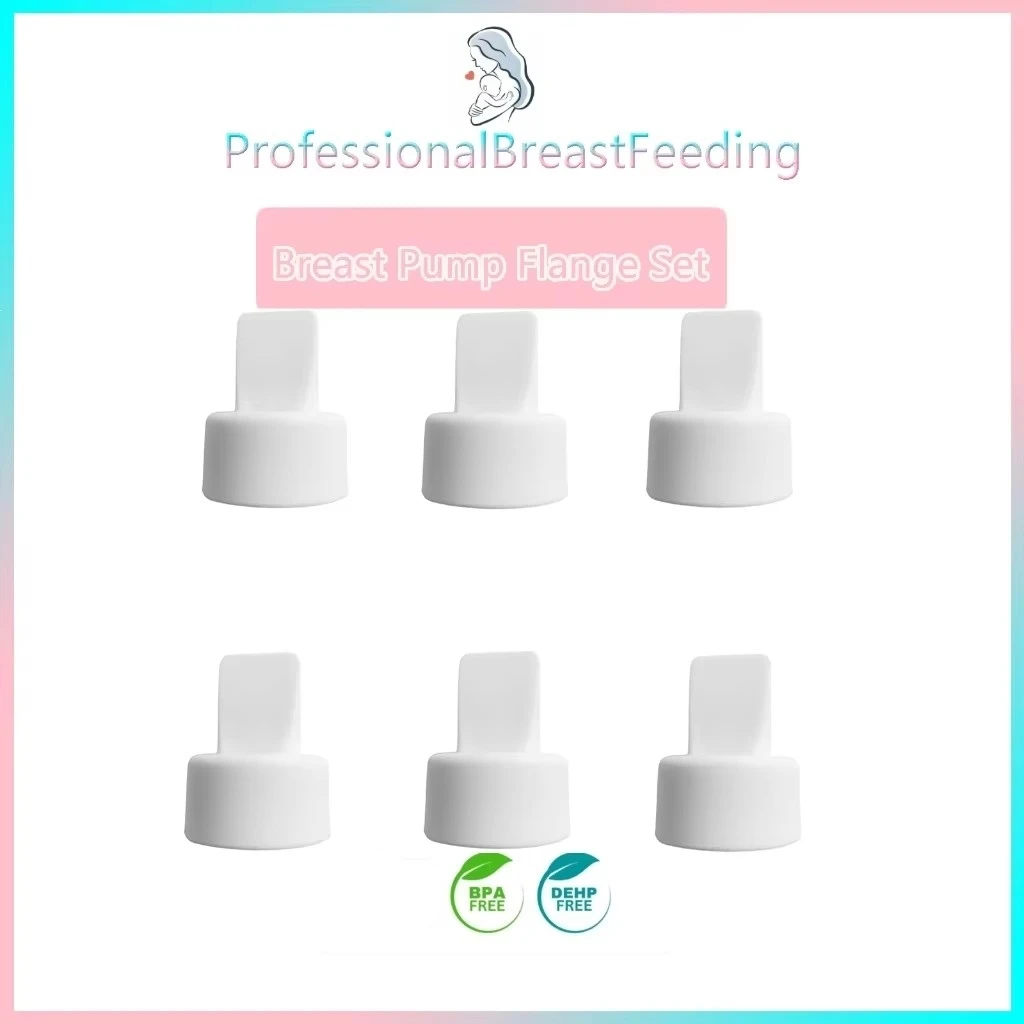 6Pcs Duckbill Valves Breast Pump Accessories Replacement Parts Compatible for Spectra S1 S2 S9 Motif Luna Bottles Milk Downflow