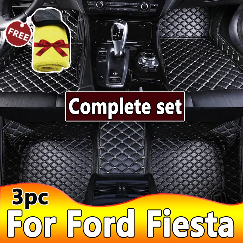 

Car Floor Mats For Ford Fiesta 2009 2010 2011 2012 2013 2014 2015 2016 2017 Custom Auto Foot Pads Interior Accessories
