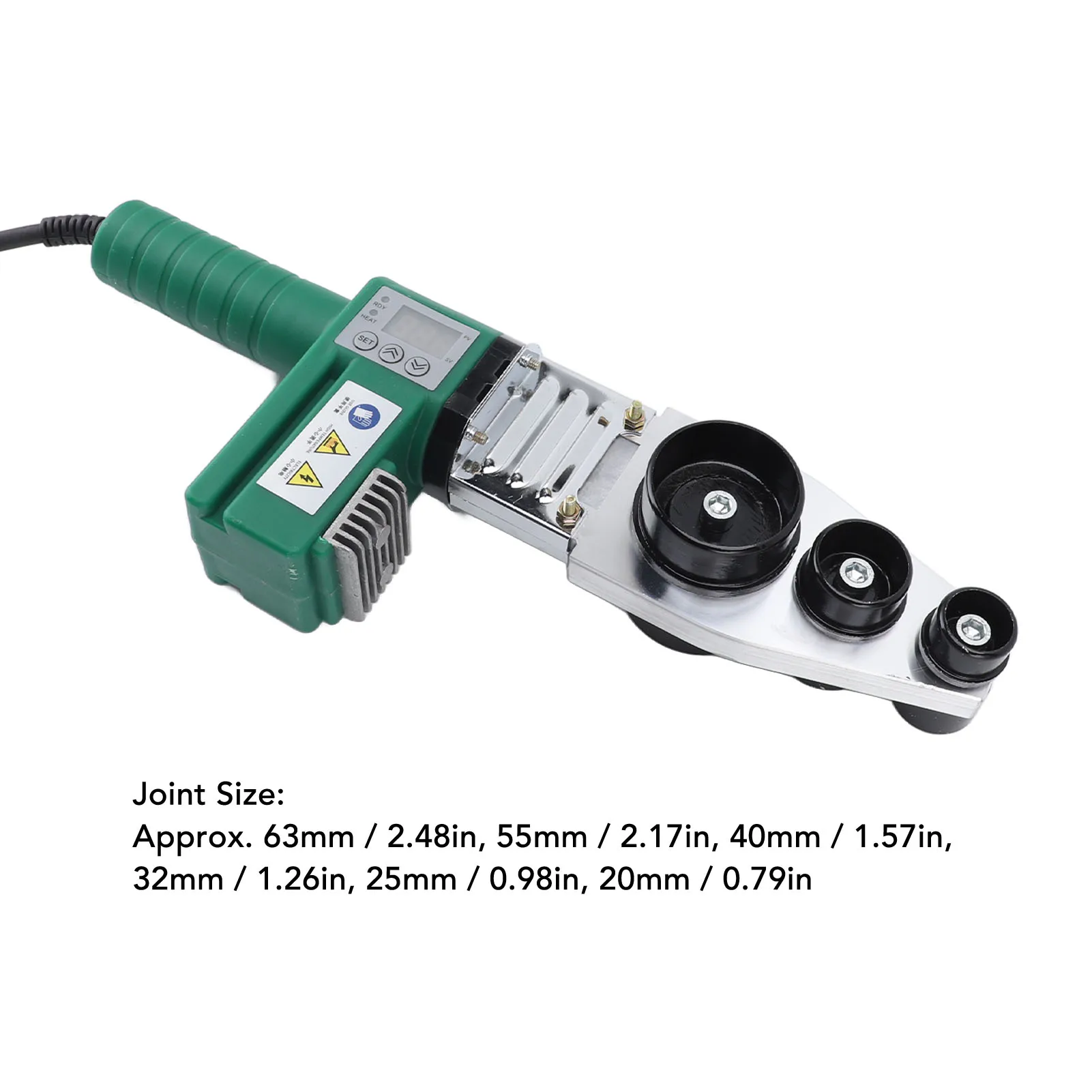 PPR Pipe Welding Machine Digital Display Fusion Welder Hot  US Plug 110V Energy Saving Water Pipe Welding Machine for Home 6