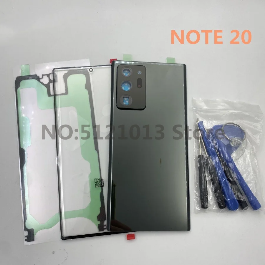 

Для SAMSUNG Galaxy Note 20 Ultra N980 N988 Передняя Сенсорная панель Внешний объектив + задняя крышка батарейного отсека заднее стекло Корпус Крышка + Инструменты