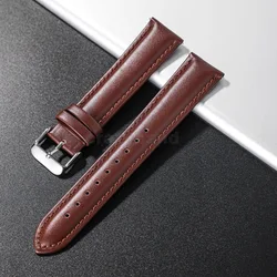 Elegant Quick Release Leather Watch Strap - 22mm (Brown)