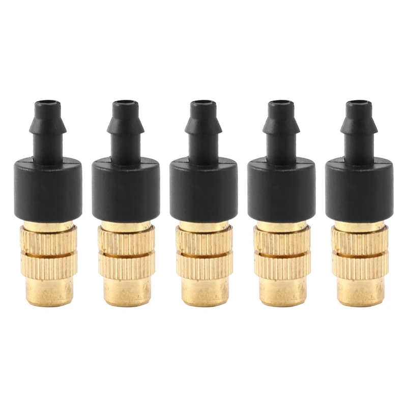 

50 Pcs Adjustable Misting Nozzle For Gardening Sprinkle Brass Watering Sprinkler Sprayer For Irrigation System