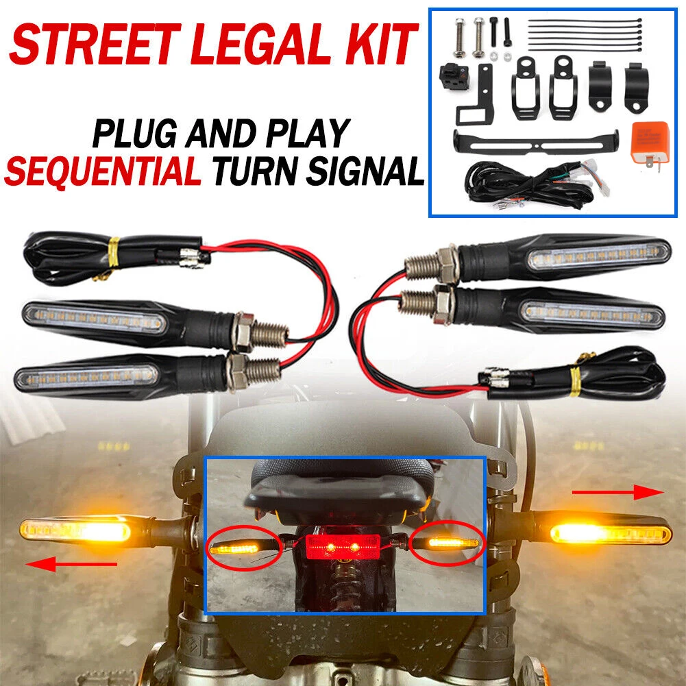 Street Legal Kit Led Plug N Play Per Sur Ron Segway X160 X260 Surron Talaria Indicatore Di Direzione