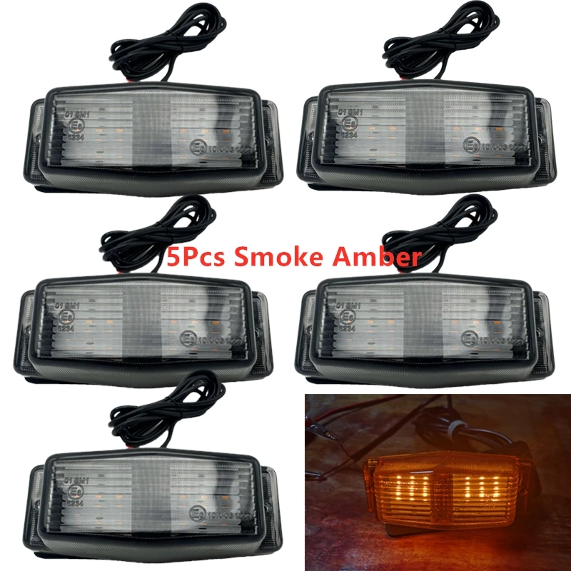 Lámpara Antiniebla Ovalada LED 24V Para Camiones Scania, Volvo, DAF, MAN - ABS Negro, Tamaño Jumbo 9.5, Luz Clara