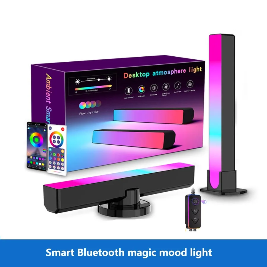 12V Creative RGB Music Sound Bar Application Control LED Music Rhythm