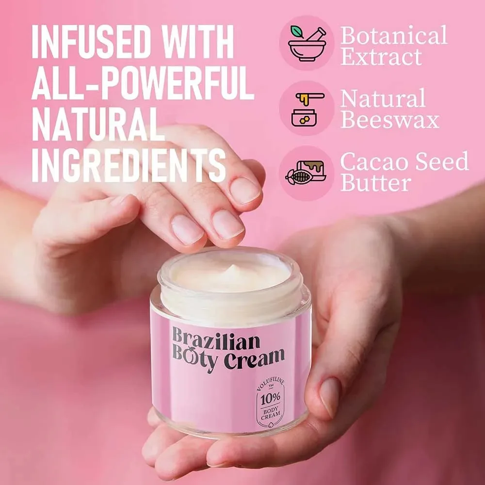 Brazilian Bum Body CreamWomen Firm Nutritious Moisturizer Softening Smoothing Body Lotion Hip Buttock Skin Care Reduce Cellulite 4