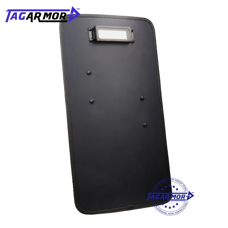 Nij Iiia Handheld Military Police Pe Bullet Proof Shield Ballistic Riot  Shield With Ballistic Glass - Defense Shield - AliExpress