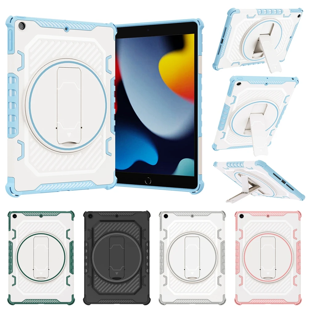 

Case For iPad 10.2 9th 8th 7th Gen Coque 360° Rotation Shockproof Kickstand Cover For iPad 9.7 2017 2018 5th 6th mini 6 4 Fundas