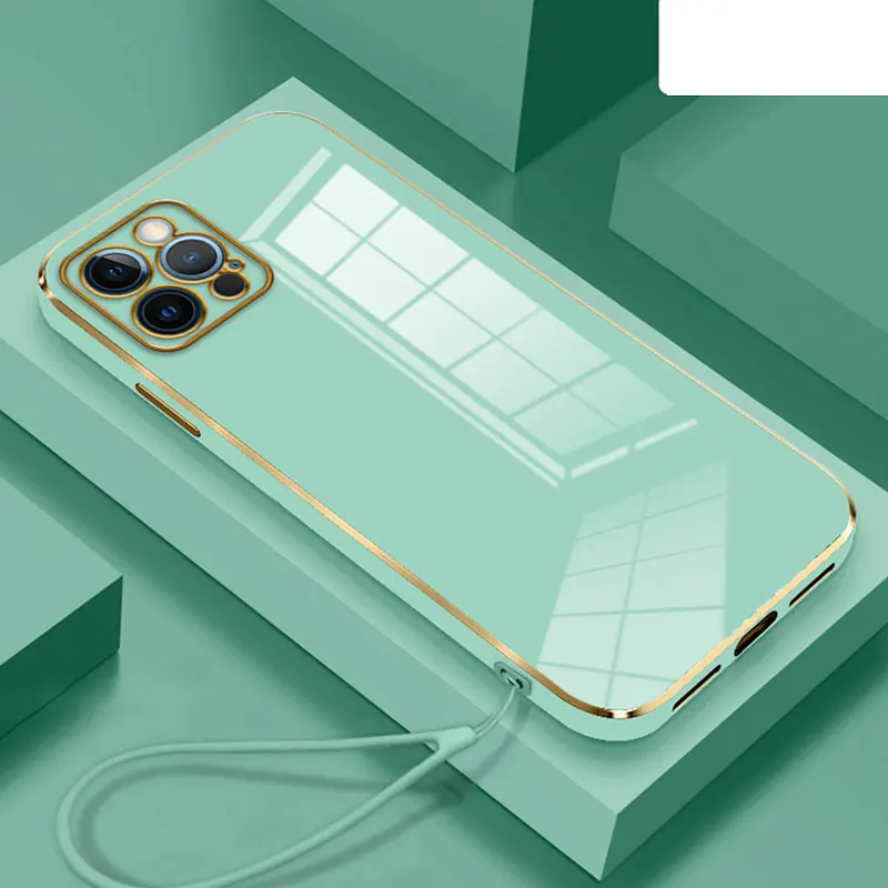 Plating Soft Rope Phone Case with Enhanced Protection