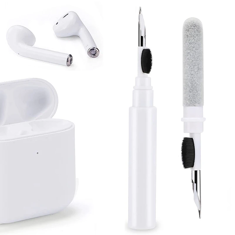 Kit de limpieza de auriculares para Airpods Pro 1, 2, 3, bolígrafo de  limpieza multifunción con esponja suave de flocado, adecuado para  auriculares