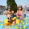 100Pcs Rubber Ducks for Kids Yellow Mini Duck Party Favors Bulk Ducks Summer Pool Floating Toys Rubber Ducks Birthday 5