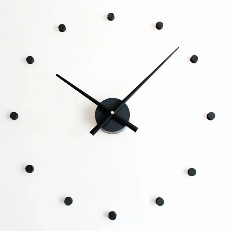 Oversized Mirror Wall Clock for Living Room, Creative Art Clock, Home DIY Personality Fashion, Simple Mirror, 1m