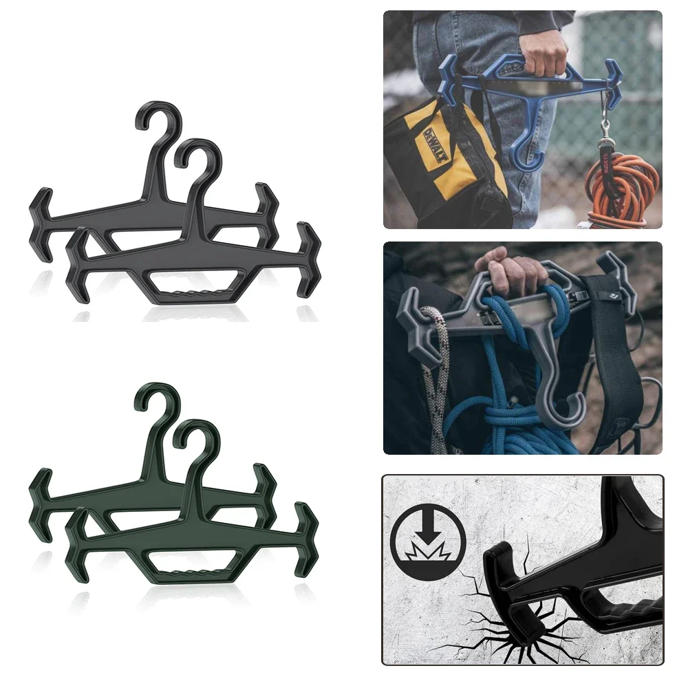 Coat Vest Hanger Heavy Duty Storage Organizer Multipurpose Strong Plastic Portable Airsoft Gear Paintball Survival Equipment 3