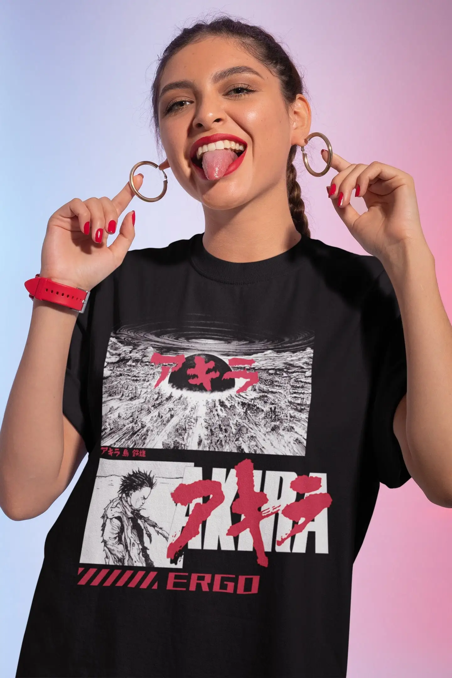 Akira Shirt Akira Buono Per La Salute Cattivo Per L'Istruzione Akira