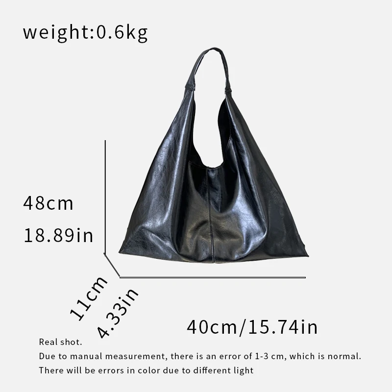 

Oil Wax Leather Bucket Bag Large Capacity Women's Tote Bag Triangle Shoulder Handbag 2024 Fashion Trend Crossbody Bag ZADIG