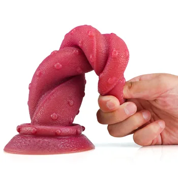 NEW Female Masturbation Dildo Soft Anal Plug Soft Alien Liquid Silicone Dragon Dick Toy Products Adult Real Penis Sex Toy Store 2