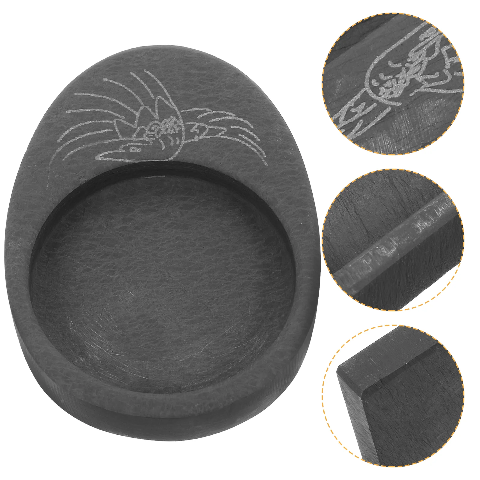 Ink Grinding Stone Practice Inkstone Calligraphy Student The Four Treasures of Study Inkslab