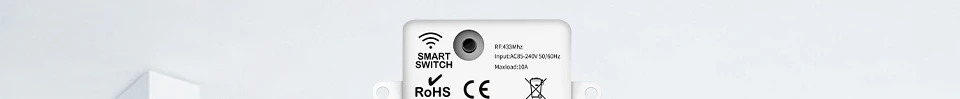 Description Picture 6 of item86 Wireless Smart RF 433Mhz Wall Panel with Remote Control 1/2/3gang Mini Relay Receiver Home Led Light Lamp Switch