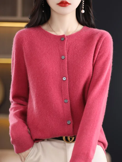 100% Merino Wool Cashmere Sweater for Women