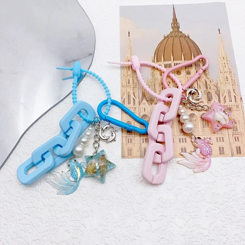 

Модный брелок для телефона, привлекательная подвеска-раковина, украшение для ключей, нежный брелок для любителей моды