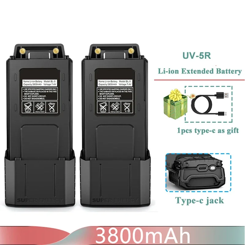 Caricabatteria Desktop Per Radio Baofeng UV-5R E Modelli Simili - Batterie Li-Ion BL-5/BL-5L - Foto 7