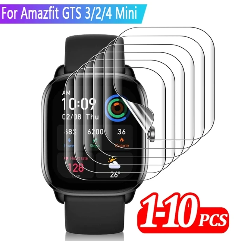 

1-10Pcs Soft TPU Film for Amazfit GTS 4 Mini GTS 3 2 Mini Screen Protector Smartwatch Anti-scratch Film for Amazfit GTS3 GTS4