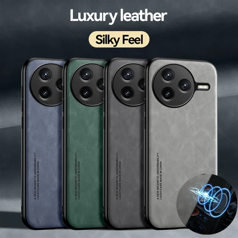 Shockproof Magnetic Protective Case with Skin-Feel Cover