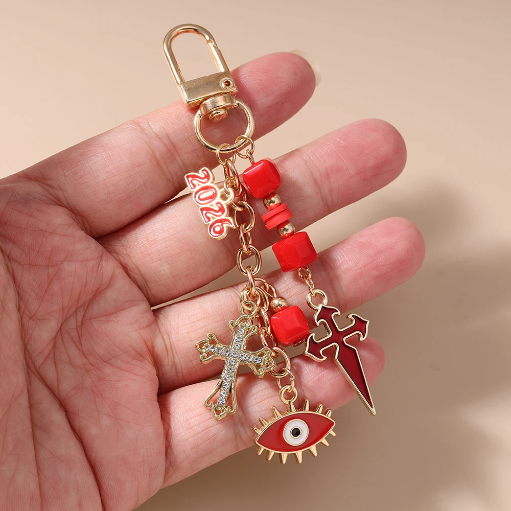 Portachiavi catenella Neo Gothic e Dark in stile Halloween (anno 2026) 7 Portachiavi catenella Neo Gothic e Dark in stile Halloween (anno 2026) - immagine 3