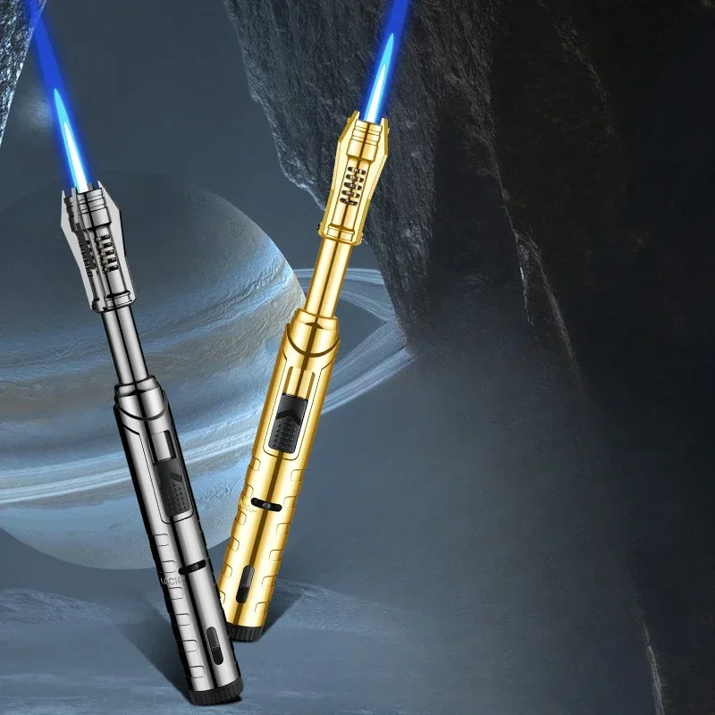 Small Spray Gun Welding Gun Metal Windproof and High Temperature Resistant Igniter Personalized Interstellar Lightsaber Lighter 6