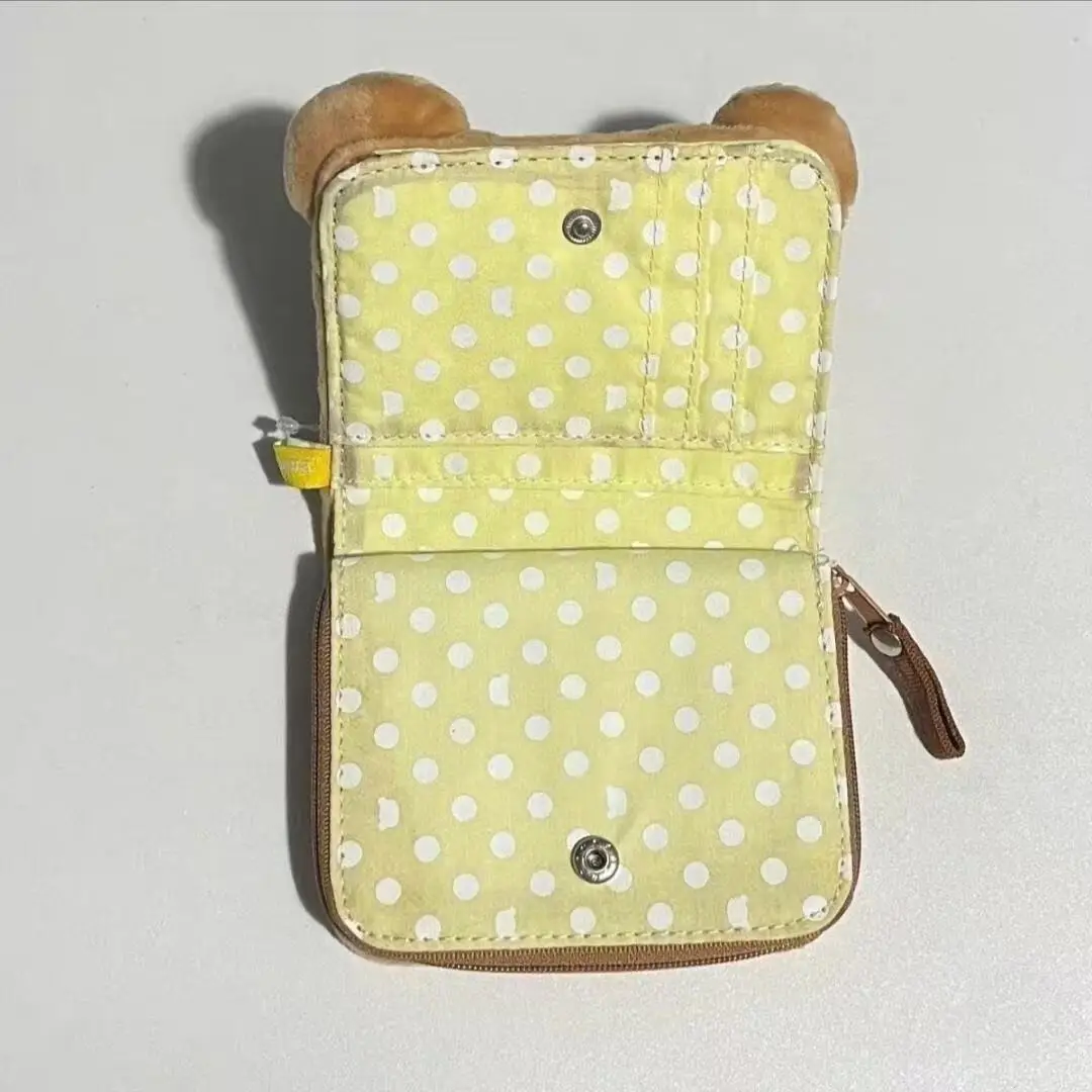Mini Anime Girl Three-dimensional Plush Coin Purse New Ins Kawaii Portable Storage Bank Card Bag Birthday Gift
